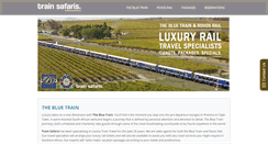 Desktop Screenshot of luxurytrains.co.za