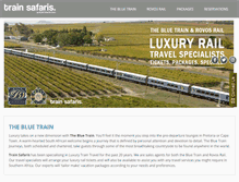 Tablet Screenshot of luxurytrains.co.za